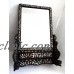 Chinese inlaid hongmu mirror set into stand, Qing dynasty  FREE SHIP   153128266396